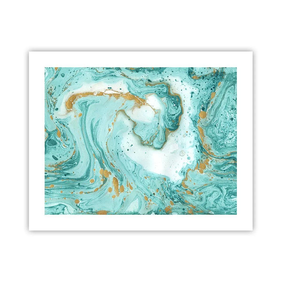 Poster - Unter der großen Welle der Edo-Ära - 50x40 cm