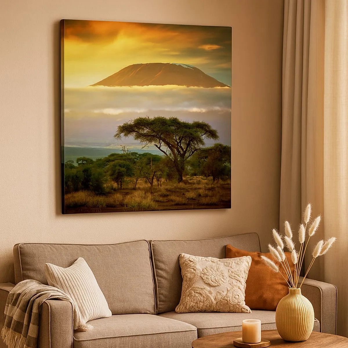 Bild auf Leinwand - Leinwandbild - Ein Reisetraum - 30x30 cm