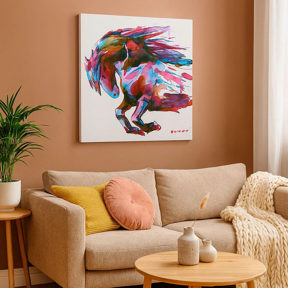 Bild auf Leinwand - Leinwandbild - In Verzückung - 30x30 cm