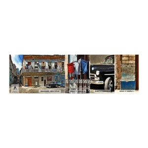 Fototapetenmuster Standard Eco - Havanna-Stimmung - Stadt, Havanna, Die Architektur - 100x30 cm