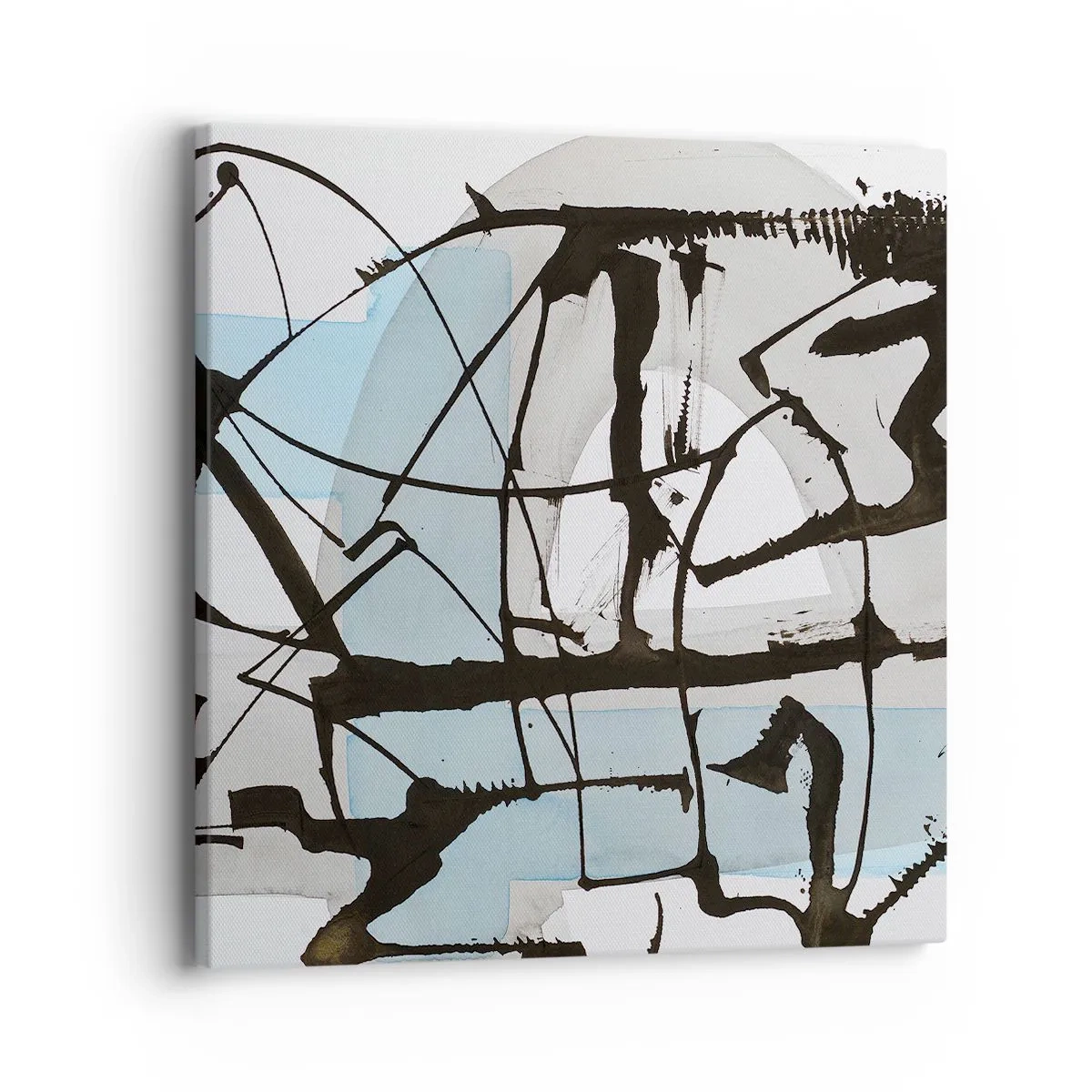 Bild auf Leinwand - Leinwandbild - Trotzdem blau - 40x40 cm