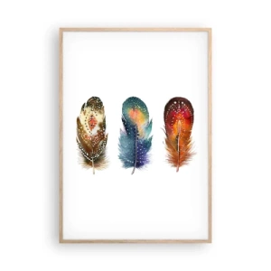 Poster in einem Rahmen aus heller Eiche - Rituale, Zeremonien, Geheimnisse - 70x100 cm