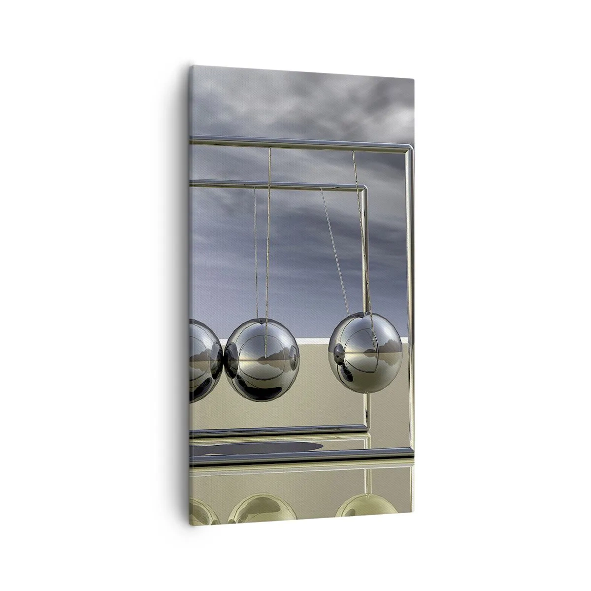 Bild auf Leinwand - Leinwandbild - Die Energie der Welt - 55x100 cm