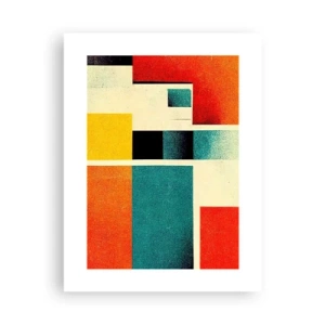 Poster - Geometrische Abstraktion – gute Energie - 30x40 cm