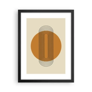 Poster in einem schwarzem Rahmen - Perfekter Plan - 30x40 cm