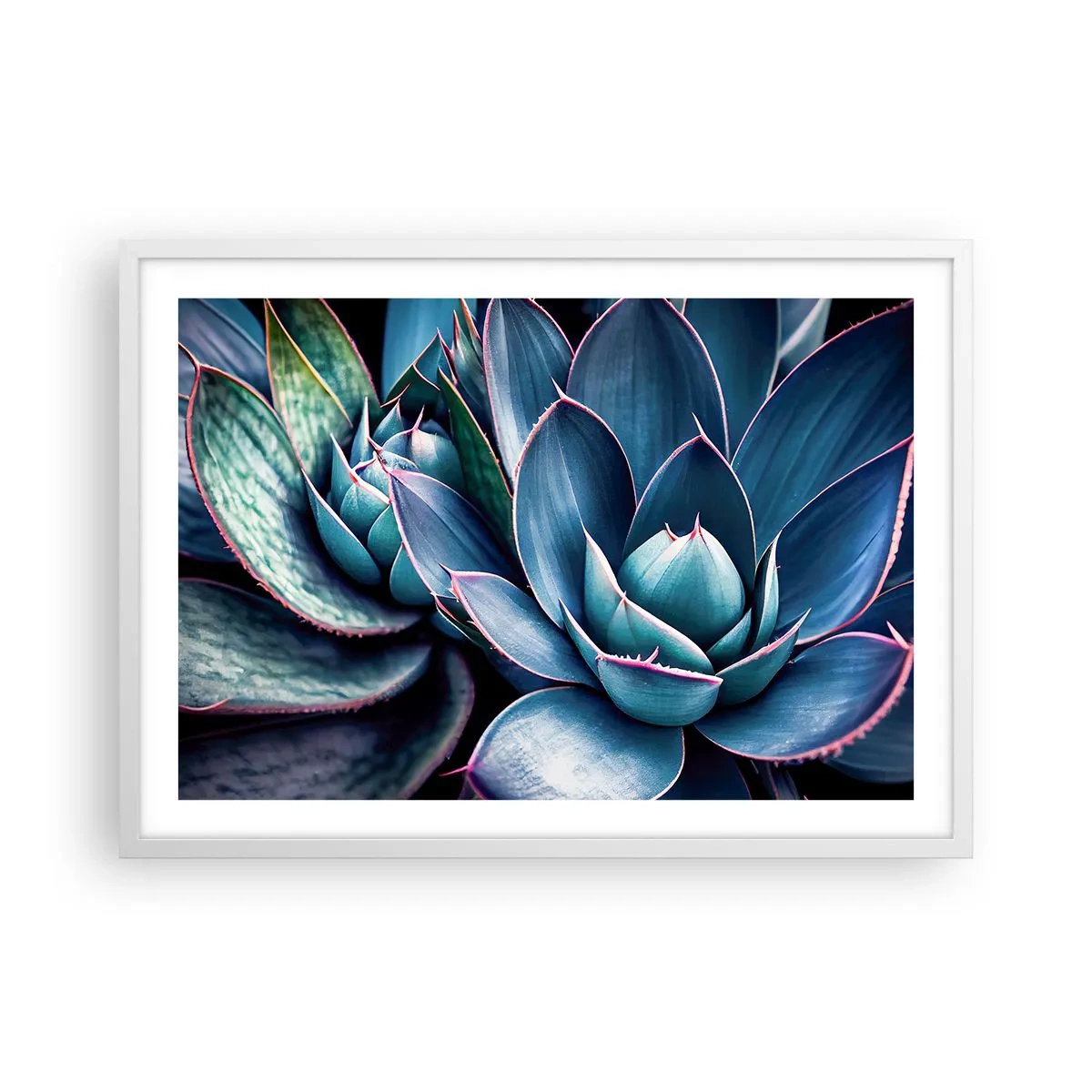 Poster in einem weißen Rahmen - Lebenskraft - 70x50 cm