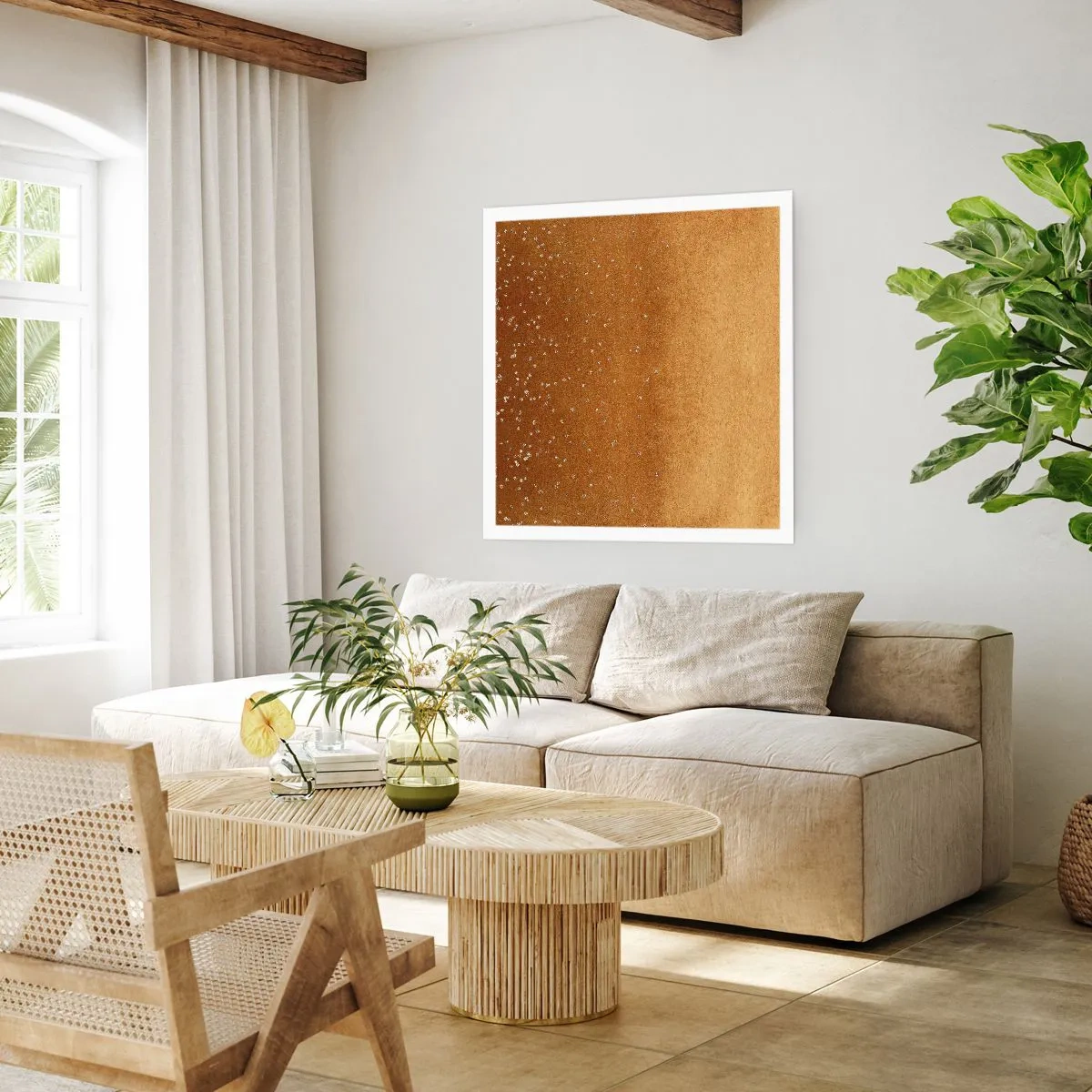 Poster - Die Geburt des Lichts - 60x60 cm