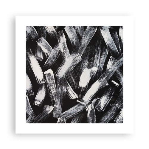 Poster - Abstraktion im industriellen Geist - 40x40 cm