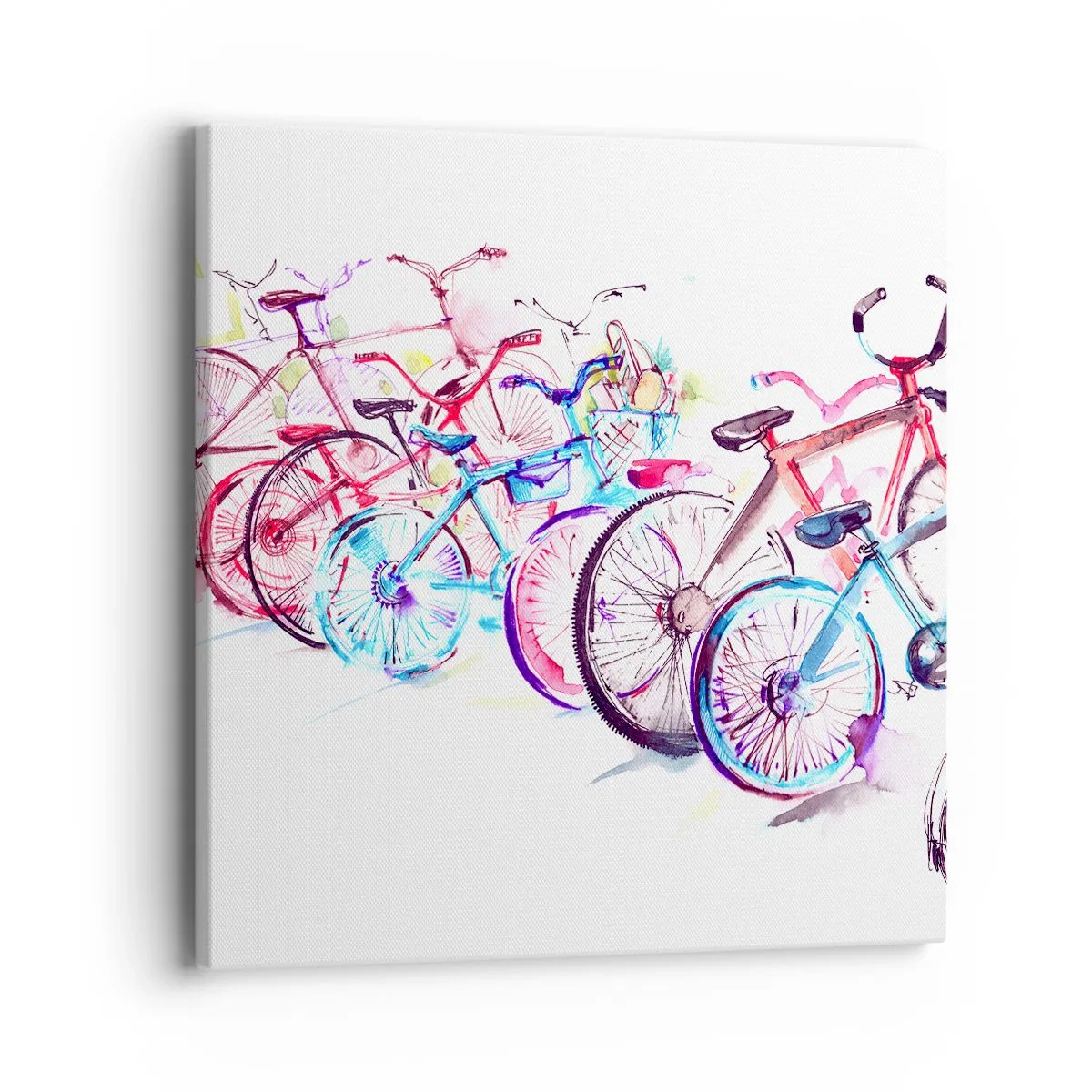 Bild auf Leinwand - Leinwandbild - Kongress des Antimoto-Clubs - 40x40 cm