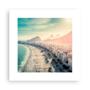 Poster - Ewiger Urlaub in Rio - 30x30 cm