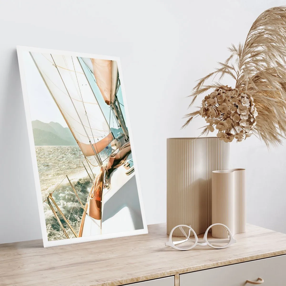 Poster - Unter vollen Segeln - 40x50 cm