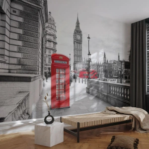 Selbstklebende Fototapete Deluxe Sticker - London, ohne Zweifel - Stadt, London, Die Architektur - 300x210 cm