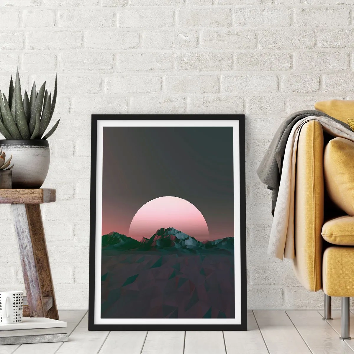Poster in einem schwarzem Rahmen - In einer Nachbargalaxie - 40x50 cm