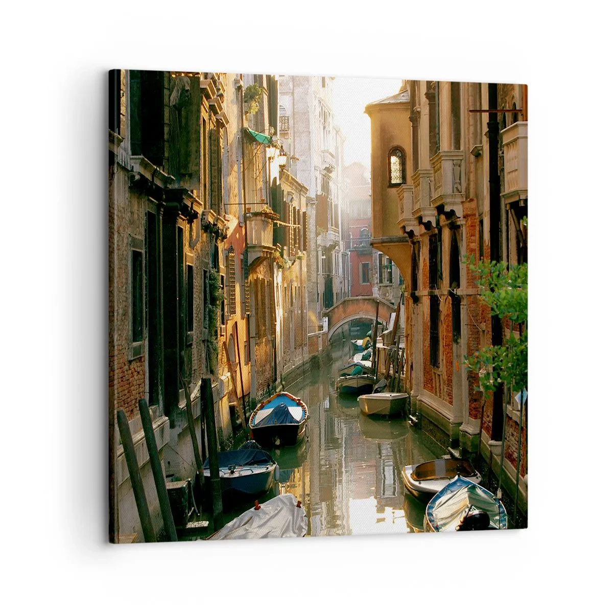 Bild auf Leinwand - Leinwandbild - In einer venezianischen Gasse - 60x60 cm