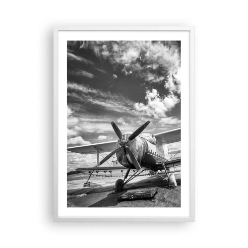 Poster in einem weißen Rahmen - Ich kann es kaum erwarten! - 50x70 cm