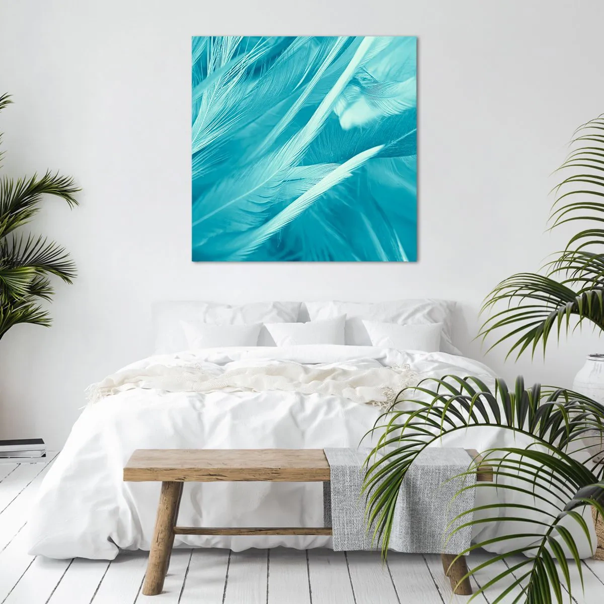 Bild auf Leinwand - Leinwandbild - In Pulver ertrinken - 70x70 cm