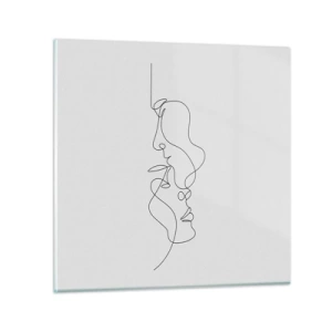 Glasbild - Bild auf glas - Die Hitze bitterer Begierden - 30x30 cm