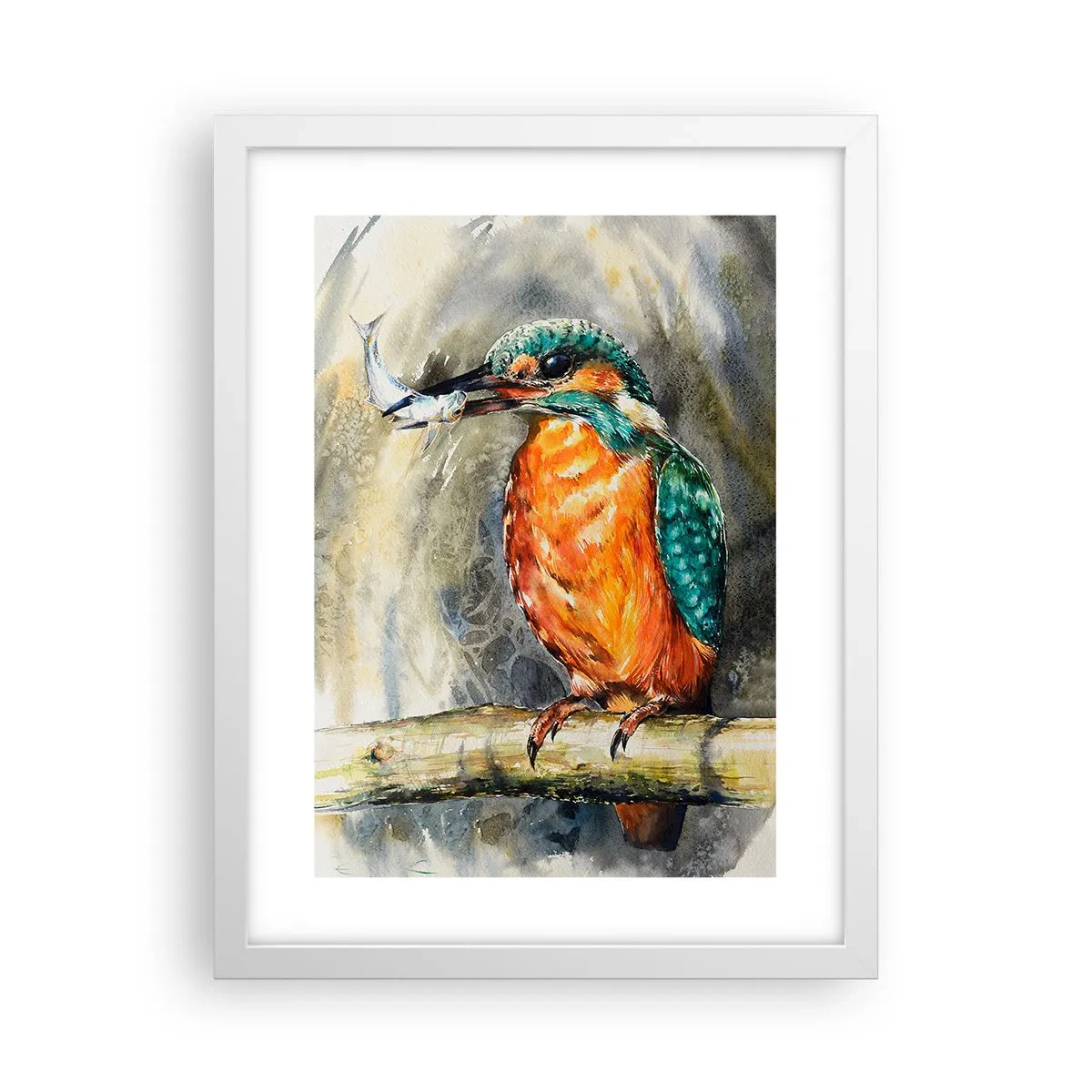 Poster in einem weißen Rahmen - Naturgesetz - 30x40 cm