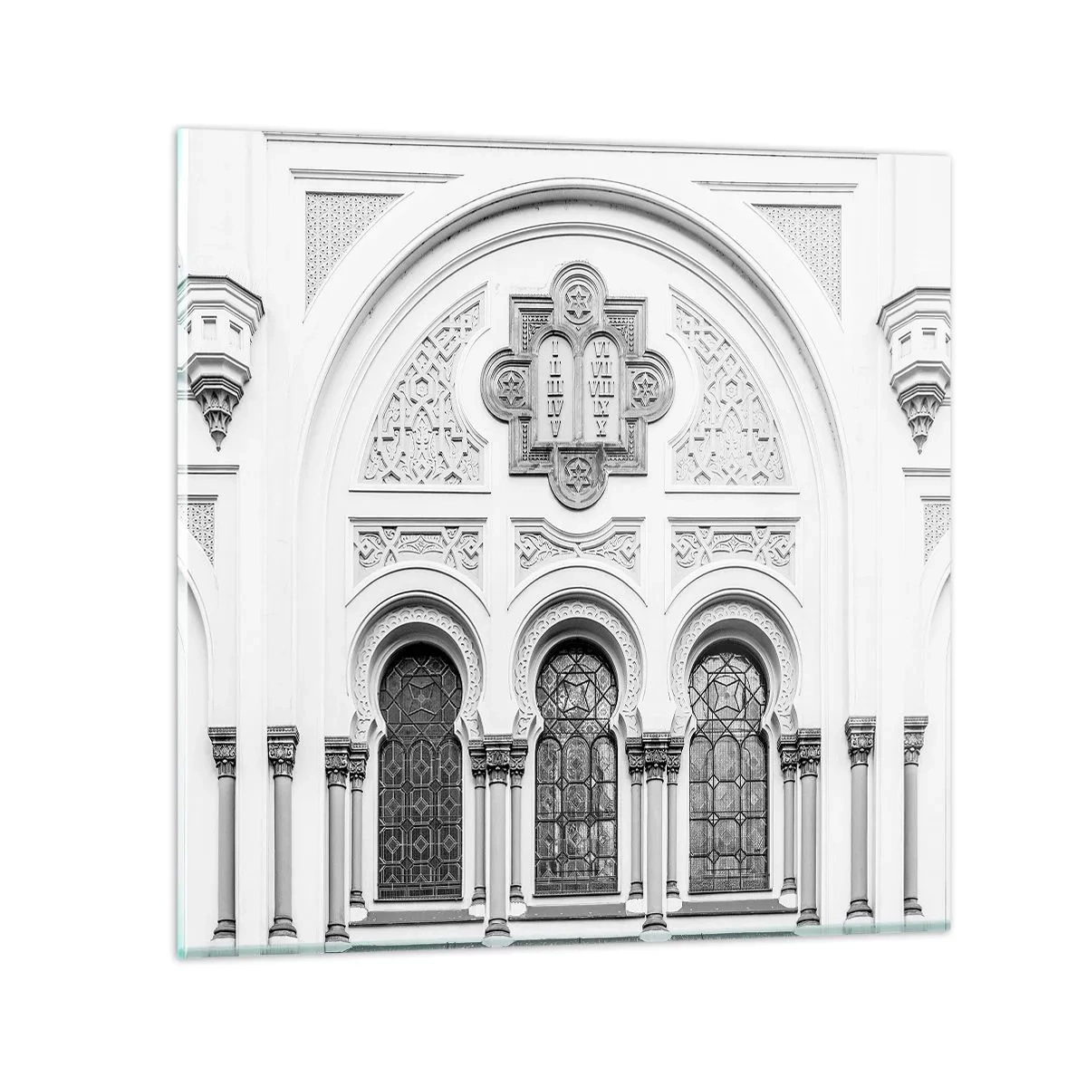 Glasbild - Bild auf glas - An der Grenze der Kulturen - 50x50 cm