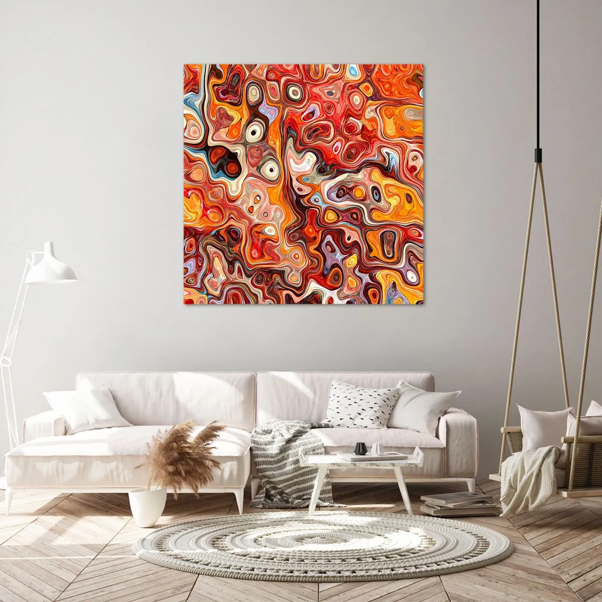 Bild auf Leinwand - Leinwandbild - Wenn die Nüsse in Honig geschmolzen sind - 40x40 cm