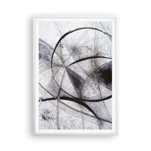 Poster in einem weißen Rahmen - Futuristische Fantasie - 70x100 cm