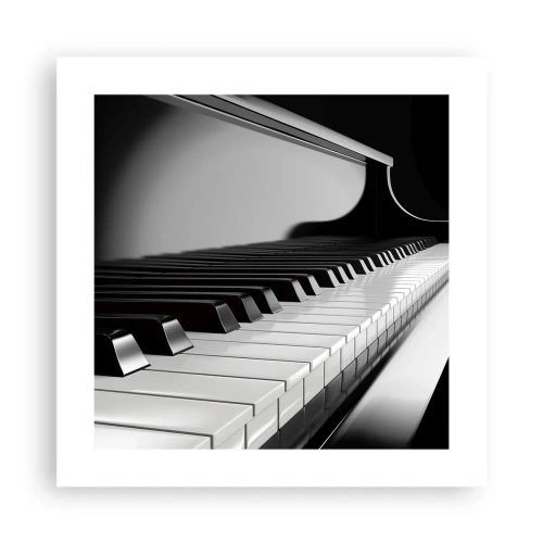 Poster - Harmonie von Formen und Farben - 40x40 cm