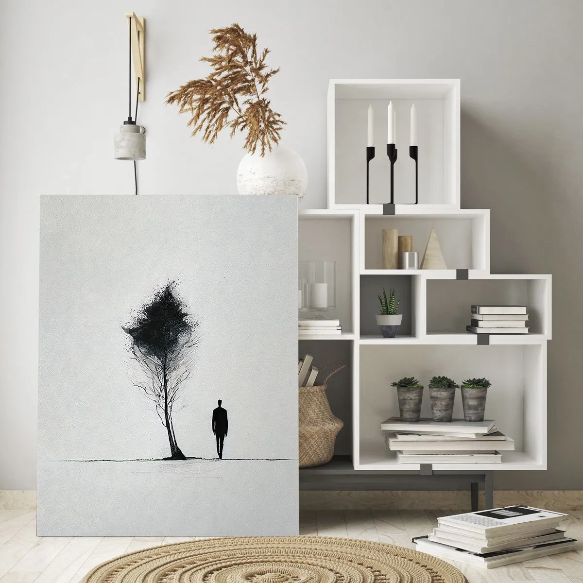 Glasbild - Bild auf glas - Wir wandern alle - 80x120 cm