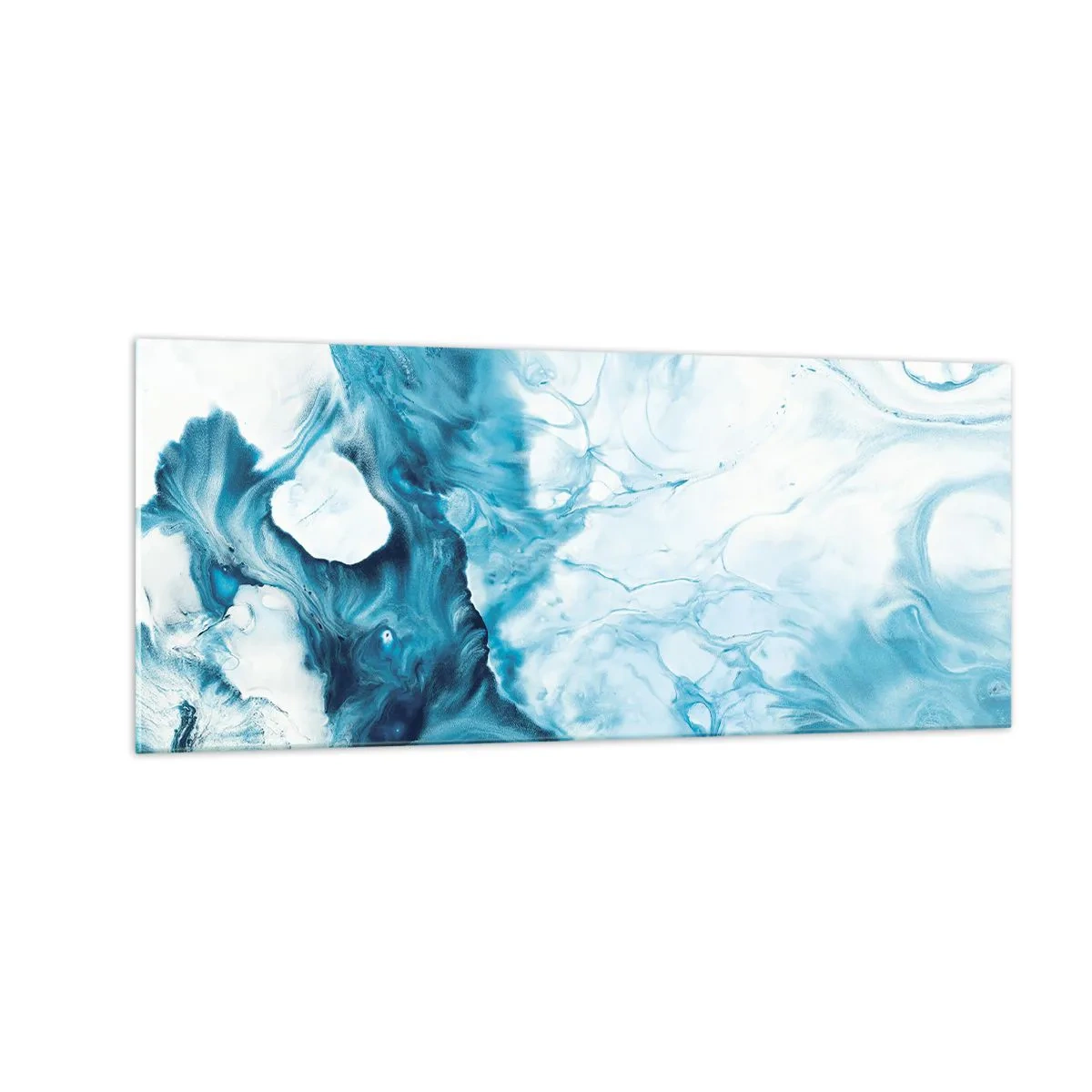Glasbild - Bild auf glas - Blaues Konzert - 100x40 cm