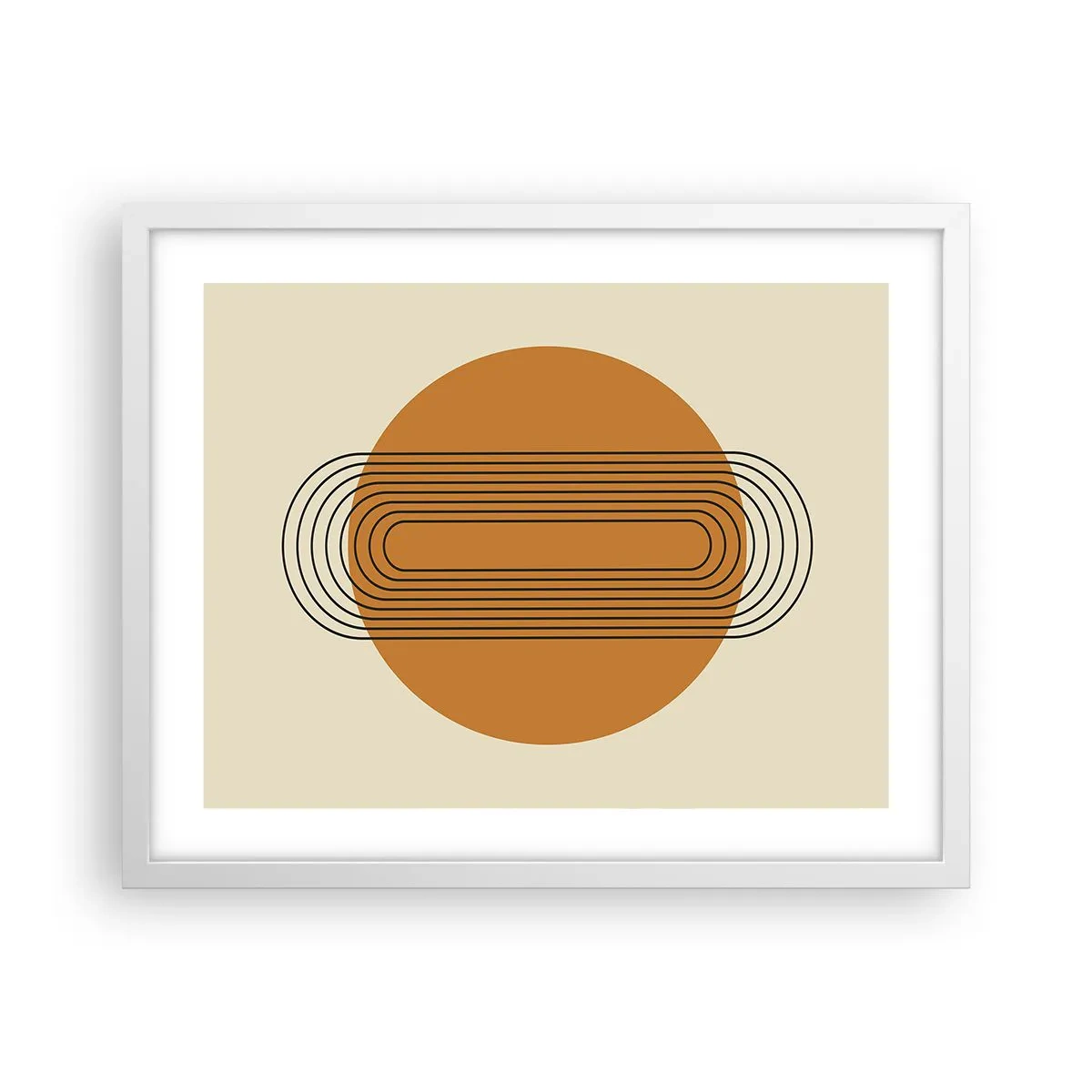 Poster in einem weißen Rahmen - Perfekter Plan - 50x40 cm