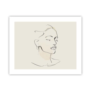 Poster - Eine bestimmte Linie - 50x40 cm