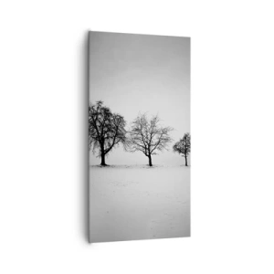 Bild auf Leinwand - Leinwandbild - Wovon träumen sie? - 65x120 cm