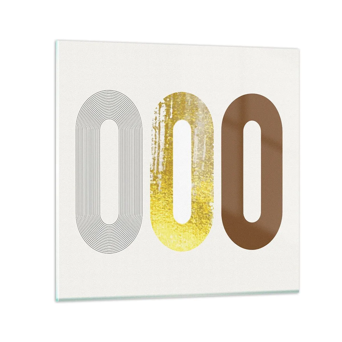 Glasbild - Bild auf glas - Oooh! - 30x30 cm