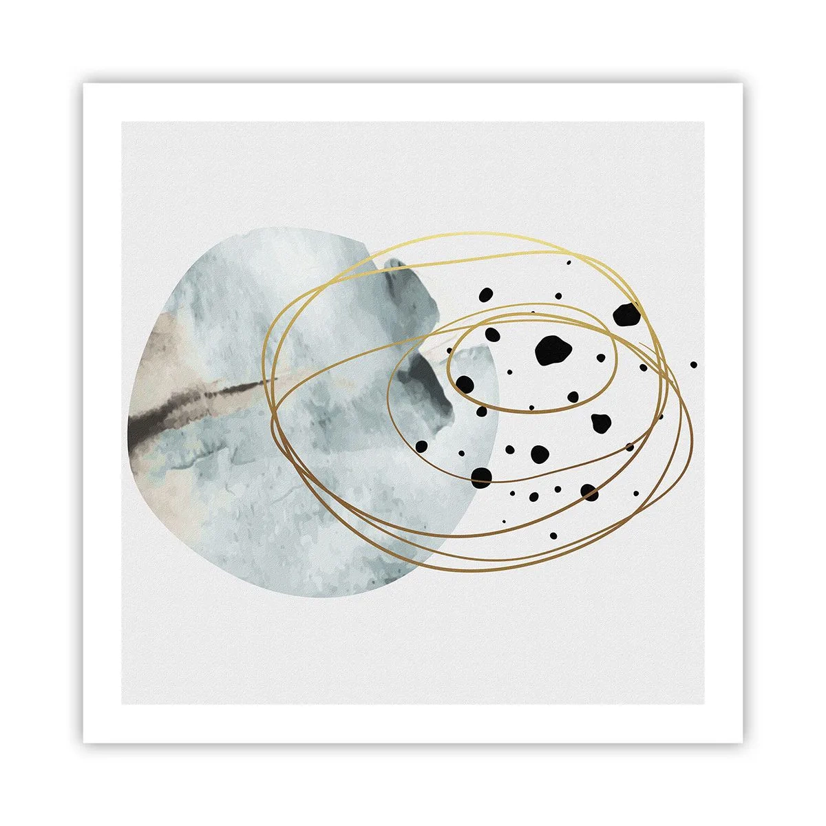 Poster - Vom Weltraum umarmt - 60x60 cm