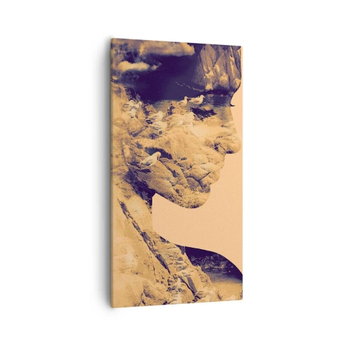 Bild auf Leinwand - Leinwandbild - Von Natur aus schön - 55x100 cm