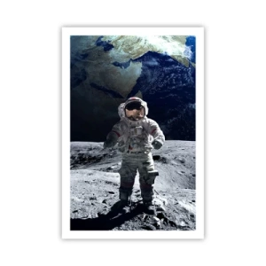 Poster - Grüße vom Mond - 61x91 cm