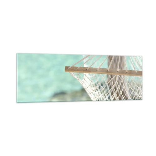 Glasbild - Bild auf glas - Zeit zum Entspannen - 90x30 cm