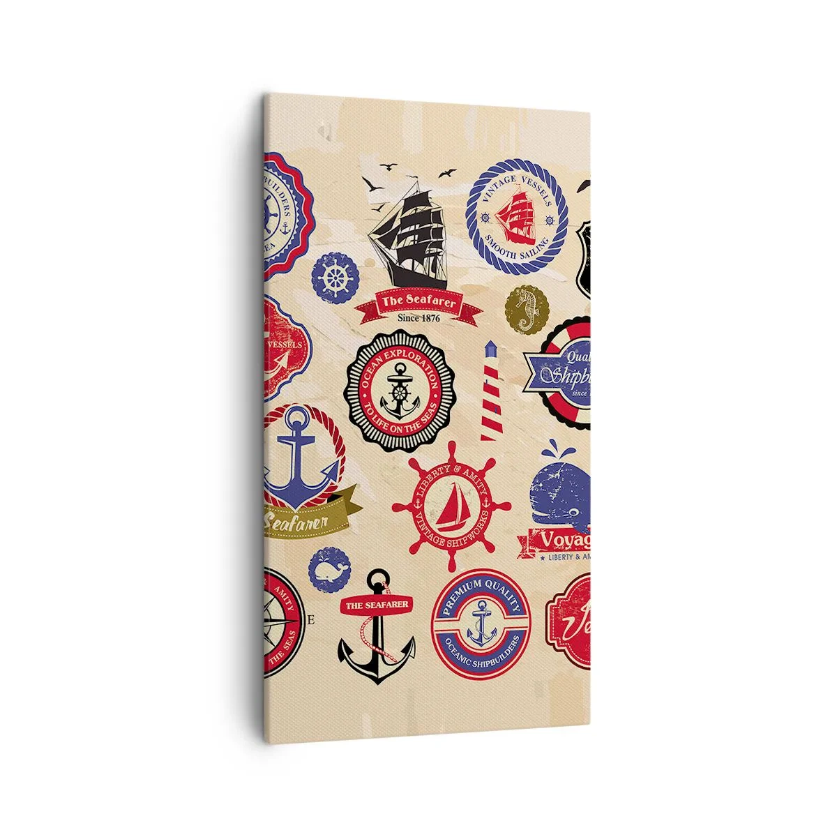 Bild auf Leinwand - Leinwandbild - Segelbruderschaft - 45x80 cm