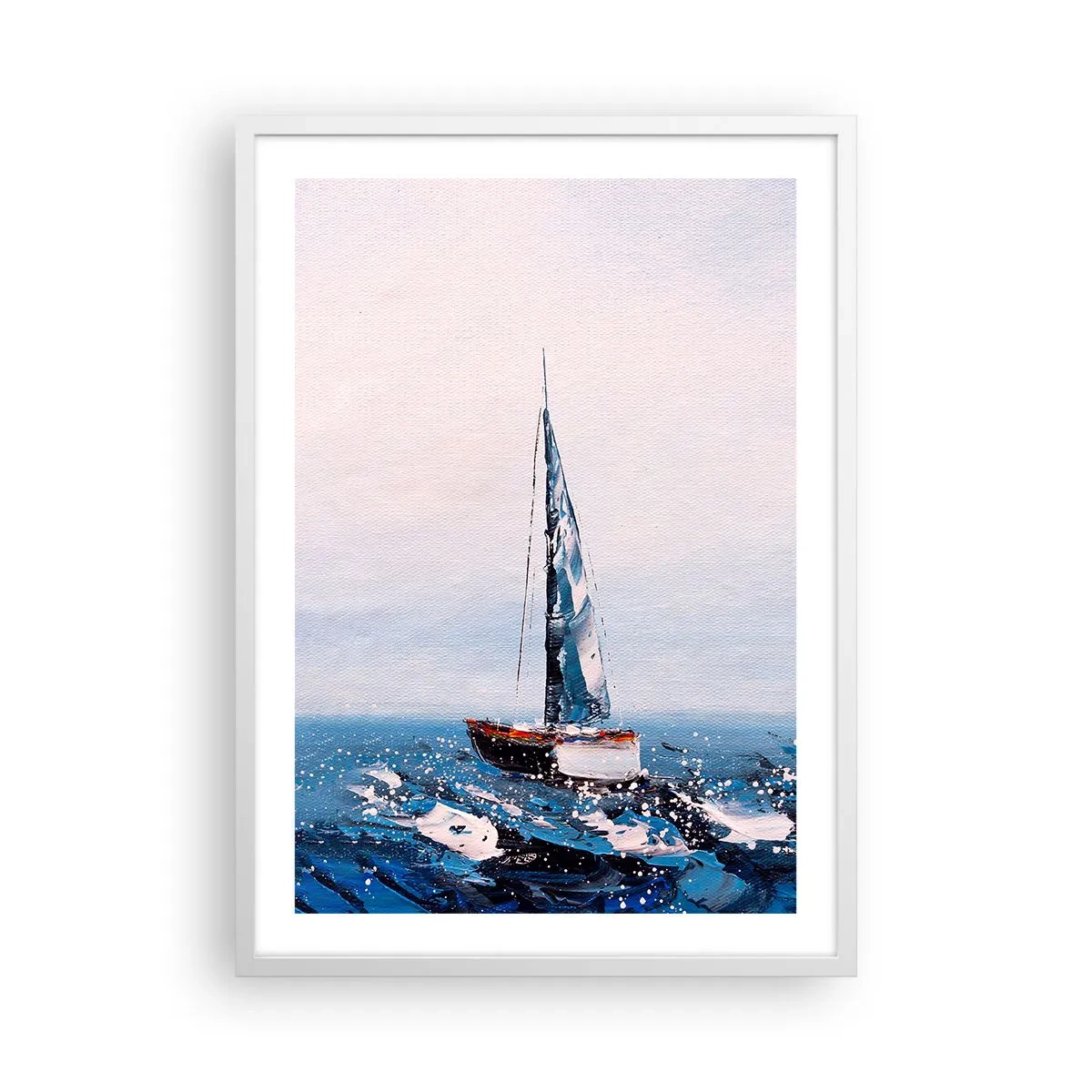Poster in einem weißen Rahmen - Bruderschaft des Windes - 50x70 cm