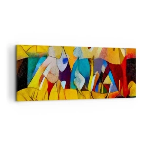 Bild auf Leinwand - Leinwandbild - Sonne - Leben - Freude - 100x40 cm