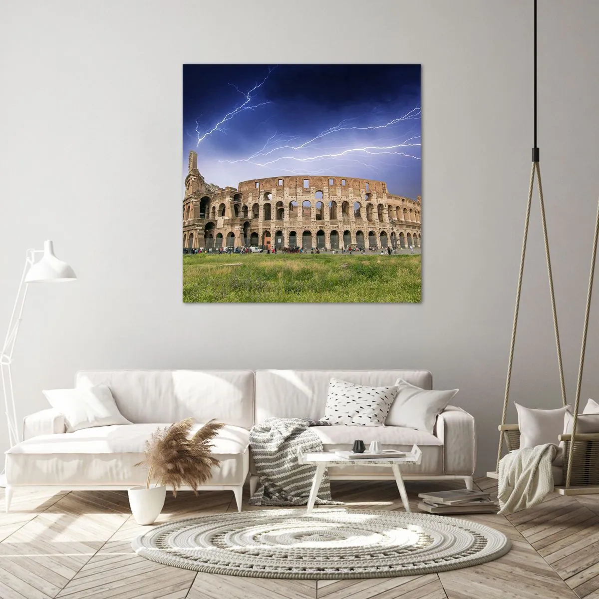Bild auf Leinwand - Leinwandbild - Kampfarena - 30x30 cm