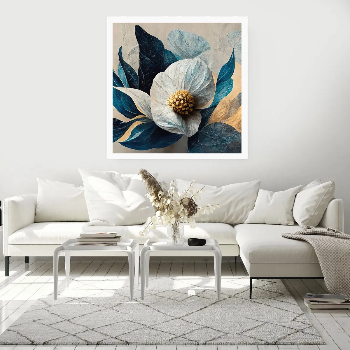 Poster - Er hat ein Herz aus Gold - 60x60 cm