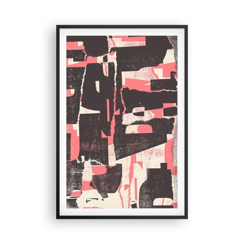Poster in einem schwarzem Rahmen - All dieser Lärm - 61x91 cm