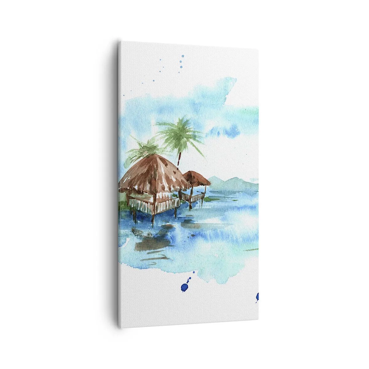 Bild auf Leinwand - Leinwandbild - Irgendwo im Pazifik - 55x100 cm