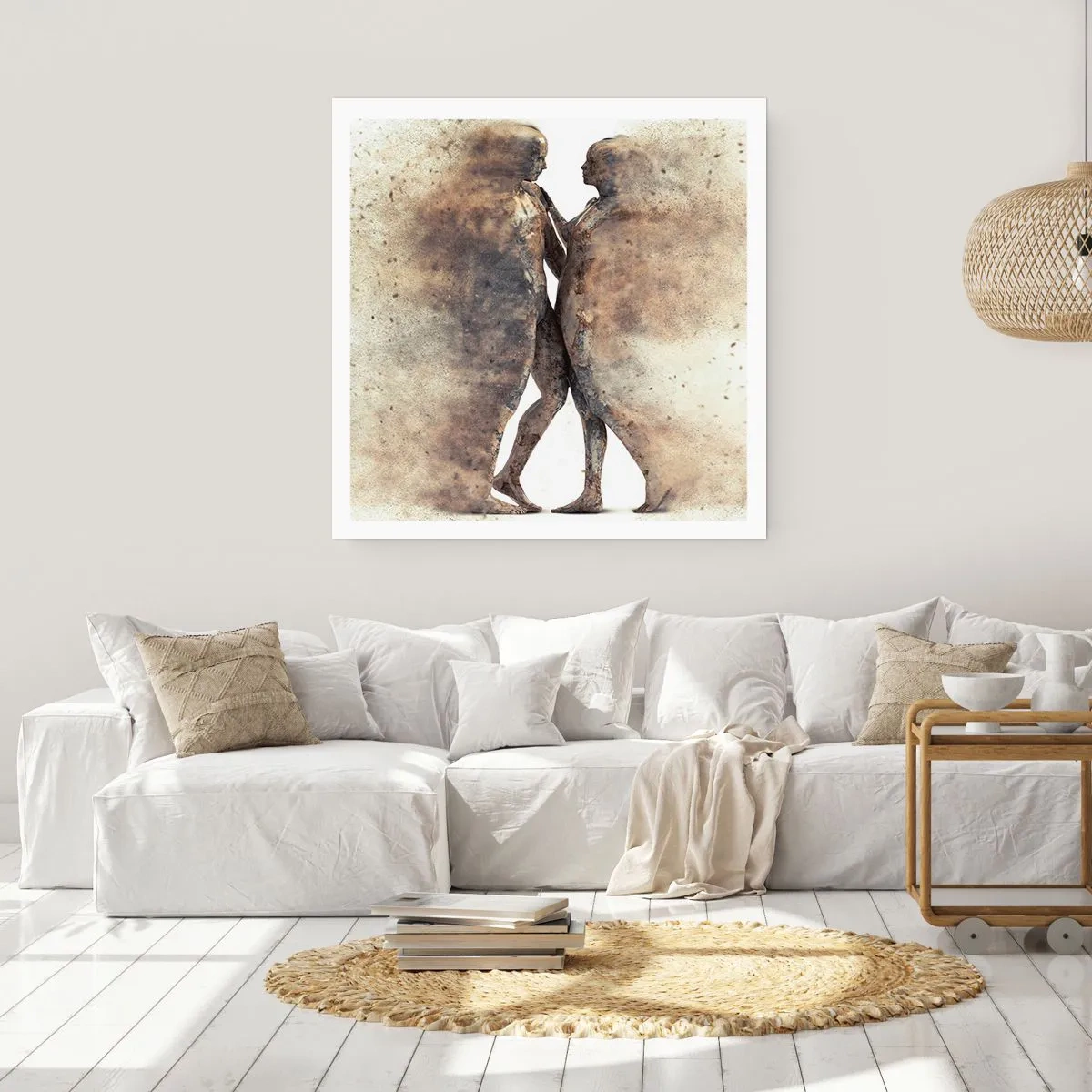 Poster - Sie erhoben sich aus dem Staub, um zu lieben - 30x30 cm