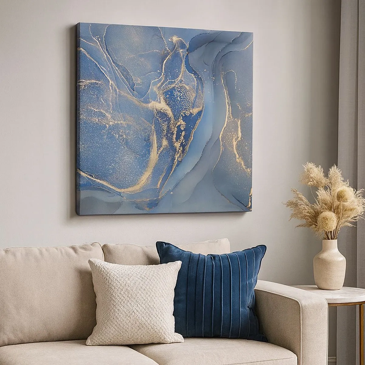 Bild auf Leinwand - Leinwandbild - Goldstaub - 30x30 cm