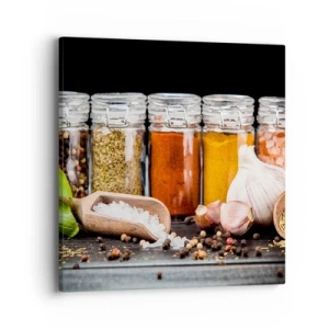 Bild auf Leinwand - Leinwandbild - Für einen Geschmack des Lebens - 40x40 cm