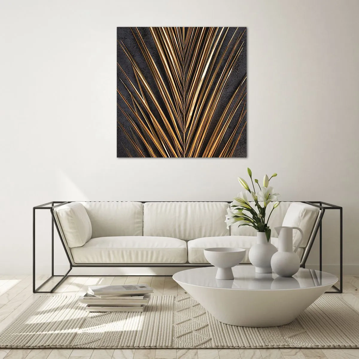 Glasbild - Bild auf glas - Das Gold der Tropen - 60x60 cm