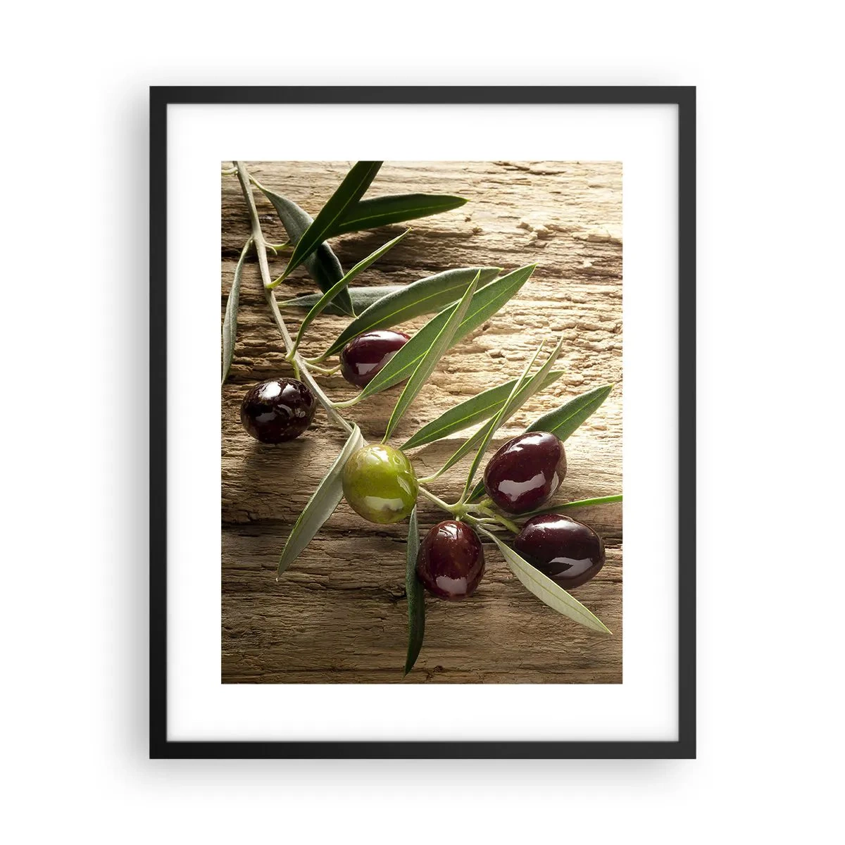 Poster in einem schwarzem Rahmen - Direkt aus der Natur - 40x50 cm