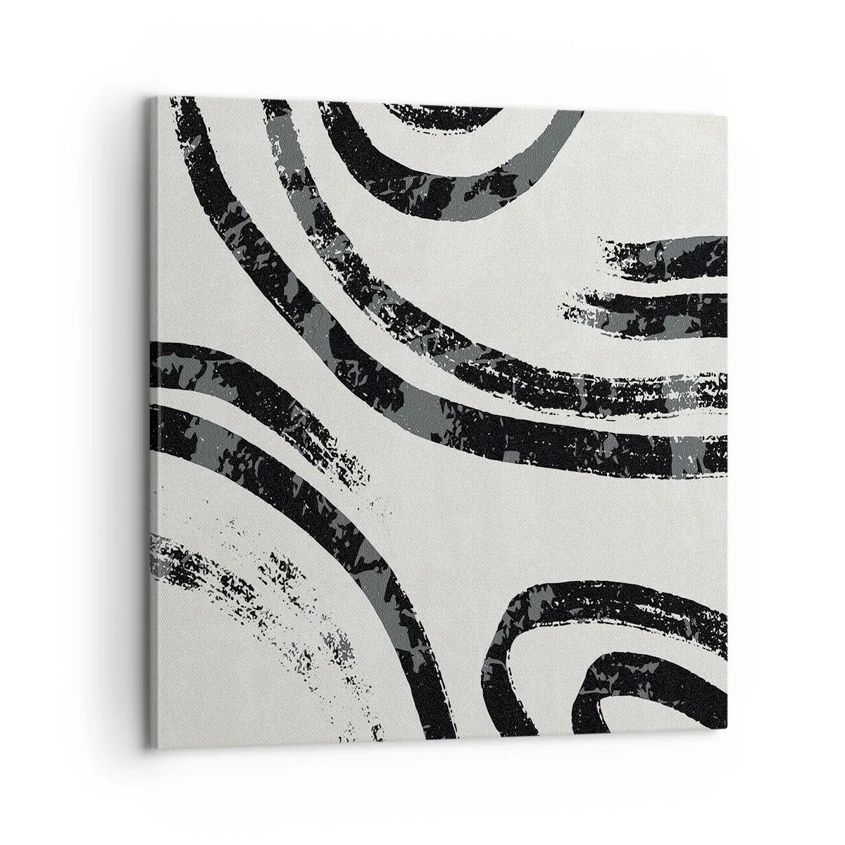 Bild auf Leinwand - Leinwandbild - Bei Hälfte angehalten - 60x60 cm