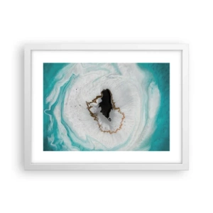 Poster in einem weißen Rahmen - Nach Innen eindringen - 40x30 cm